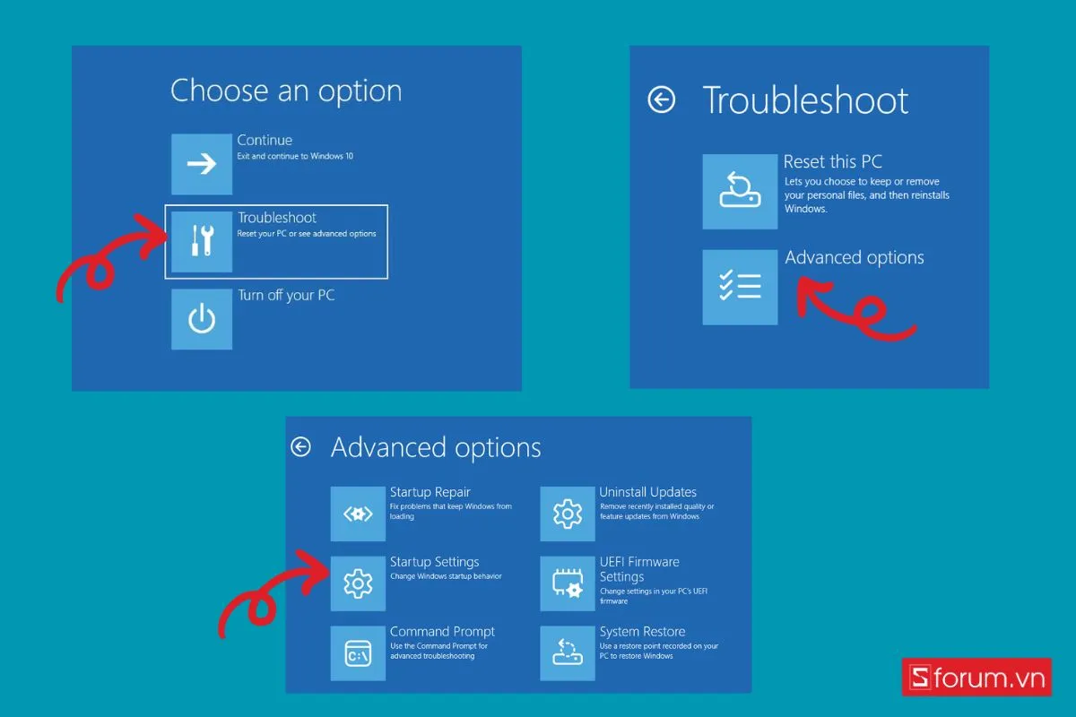 Khởi động giao diện Safe Mode bước 2 (Hình minh họa)
