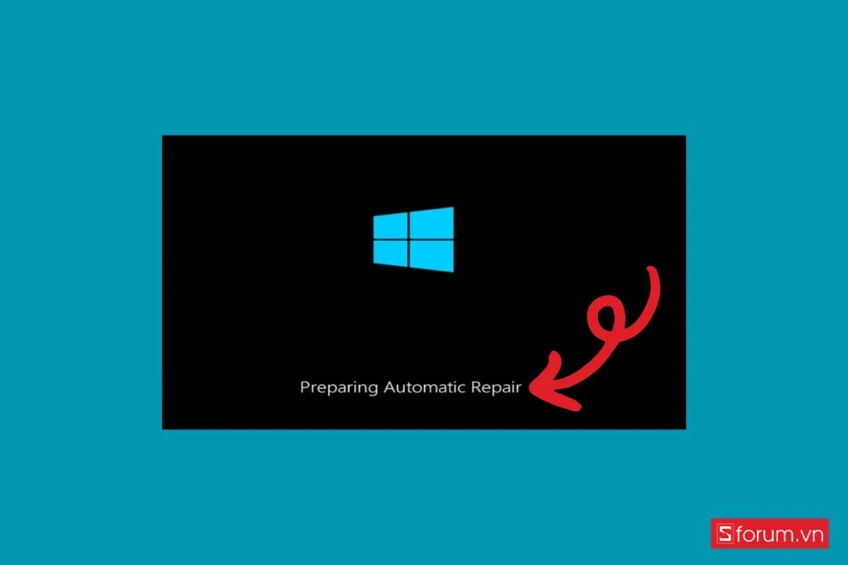 Tận dụng chế độ Automatic Repair để hạn chế lỗi bị treo Restarting bước 1 (Hình minh họa)