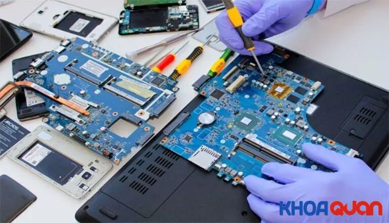 Kiểm tra bảng mạch Mainboard - công việc đòi hỏi kỹ thuật viên chuyên sâu thực hiện
