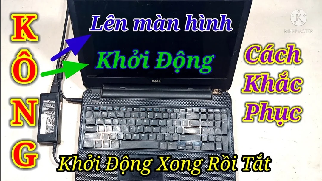Laptop không lên màn hình, laptop khởi động xong rồi tắt cách sửa