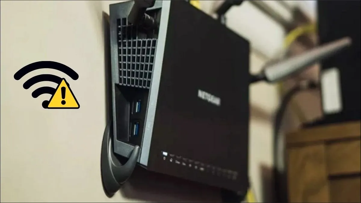 Router wifi gặp sự cố, bị treo, hoặc cấu hình sai là nguyên nhân khiến laptop không dò ra wifi