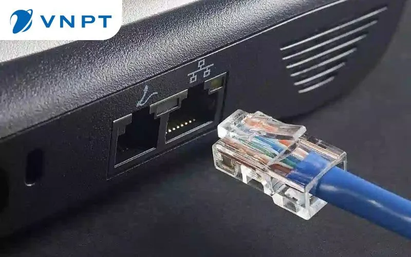 Kiểm tra dây cáp kết nối modem VNPT