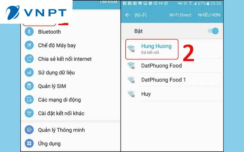 Cấu hình IP tĩnh trên Android