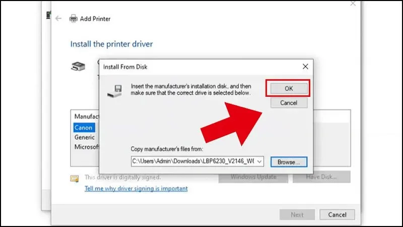 su dung ip ket noi may in voi may tinh qua mang lan