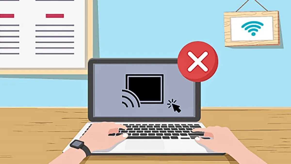 Kiểm tra biểu tượng WiFi để nhận biết loại lỗi