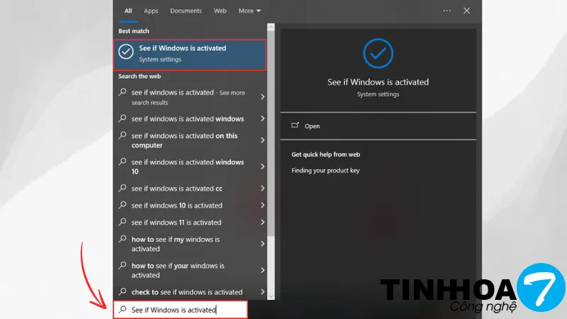 Màn hình hiển thị thông báo yêu cầu kích hoạt lại Windows trên máy tính