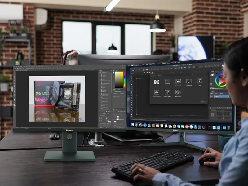 So sánh màn hình cong và phẳng