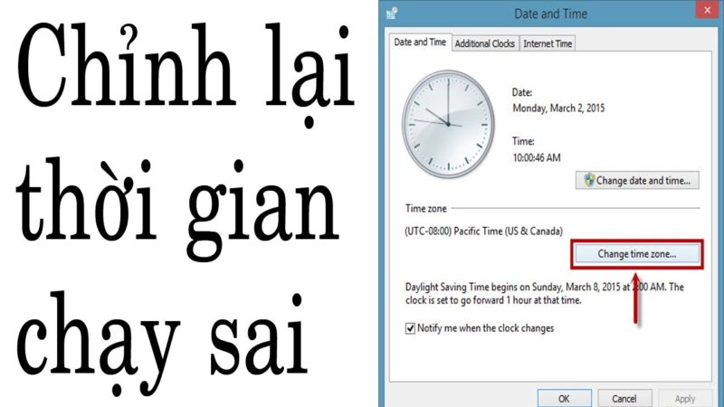 Cách Chỉnh Giờ Trên Win 7 Nhanh Chóng Và Chính Xác Nhất