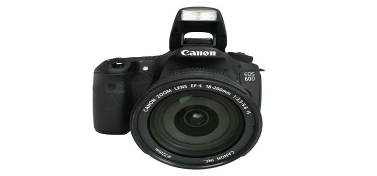 Thiết kế tổng thể mạnh mẽ của Canon EOS 60D dành cho thợ chuyên nghiệp