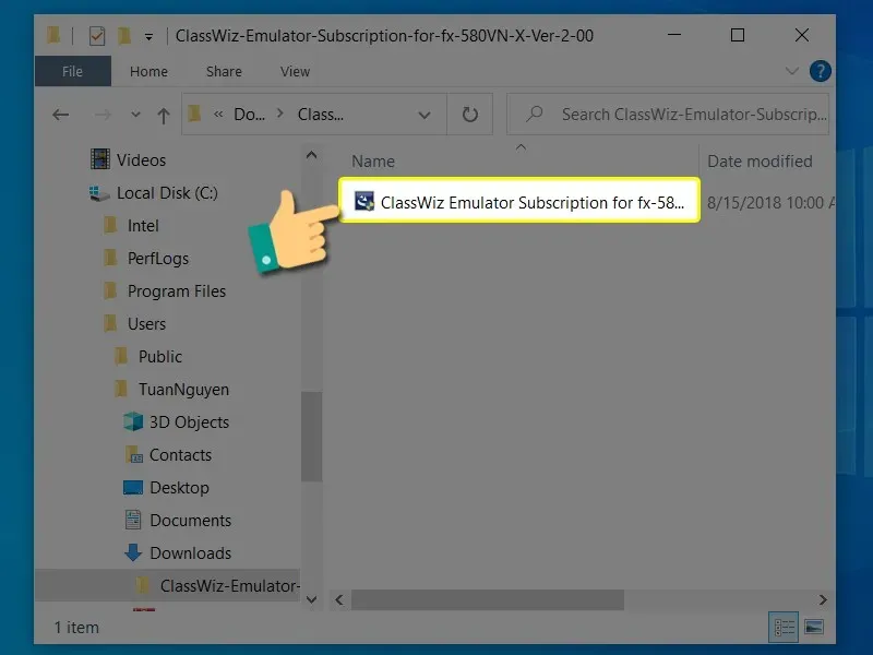 Cách giả lập Casi Fx 580VN X trên máy tính laptop