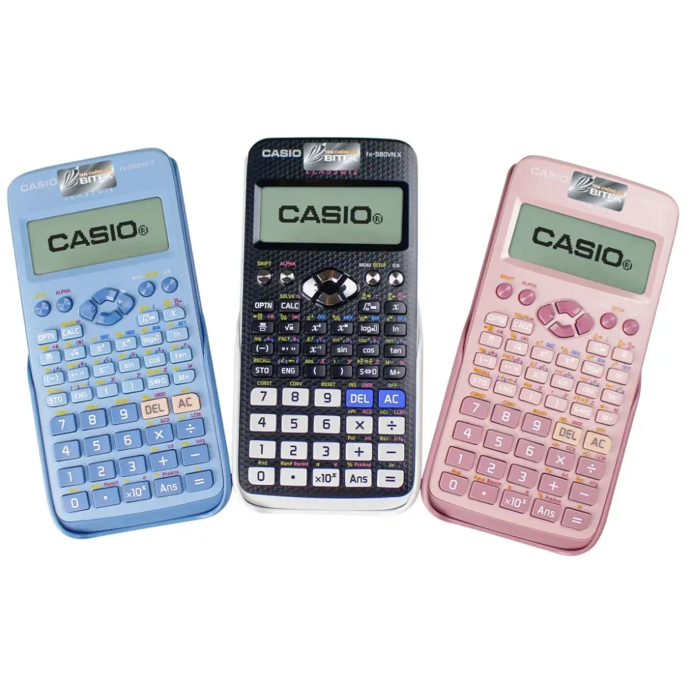 Máy tính Casio 580vn Plus có bao nhiêu màu?
