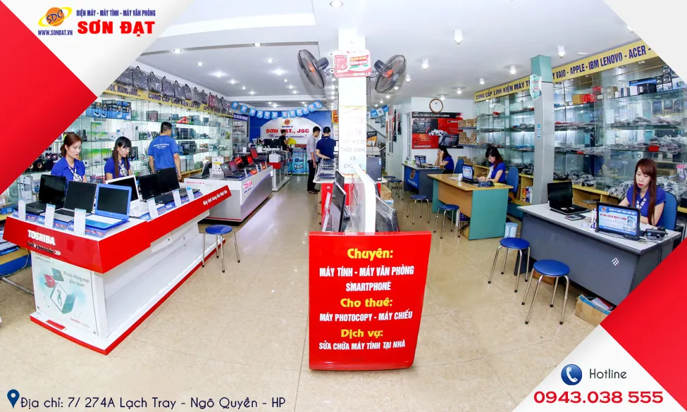 Đội ngũ kỹ thuật viên tận tâm tại trung tâm sửa máy tính hải phòng chuyên nghiệp