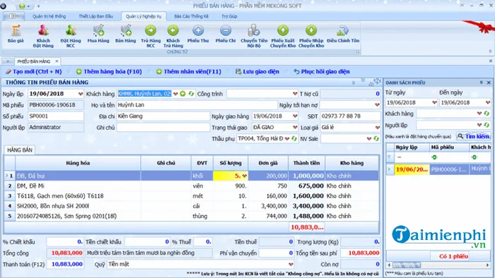 Phần mềm Mekong Soft
