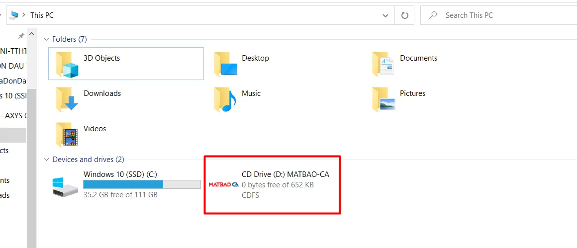 Thông báo nhận diện USB Token trên thanh taskbar Windows