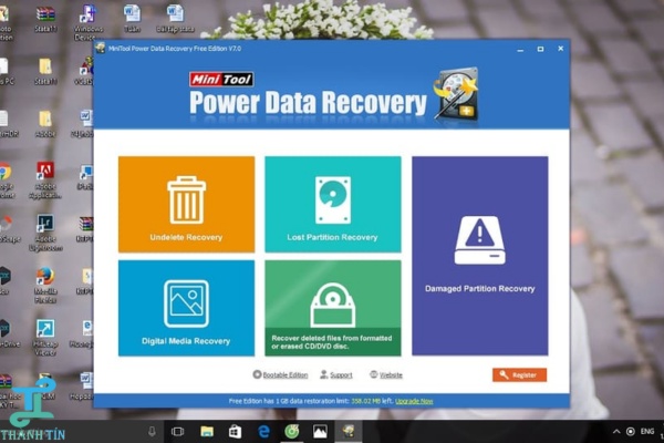 Sử dụng MiniTool Power Data Recovery lấy dữ liệu từ laptop hư màn hình