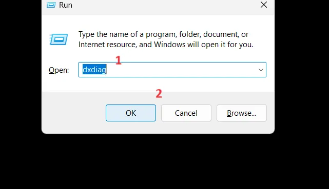 Một trong những cách làm sao biết máy tính Win mấy là dùng dxdiag