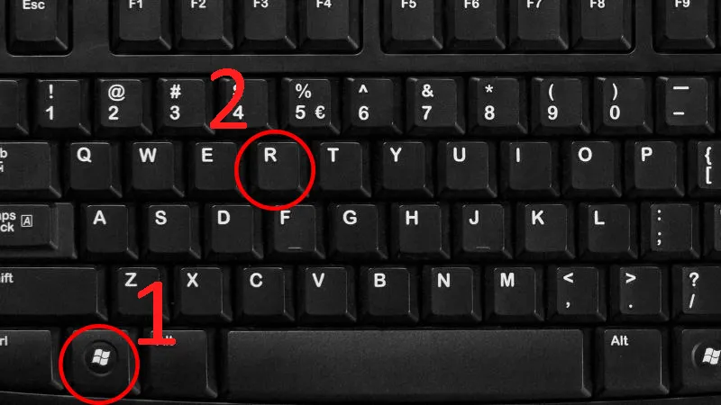 Nhập lệnh truy cập nhanh vào trình quản lý thiết bị