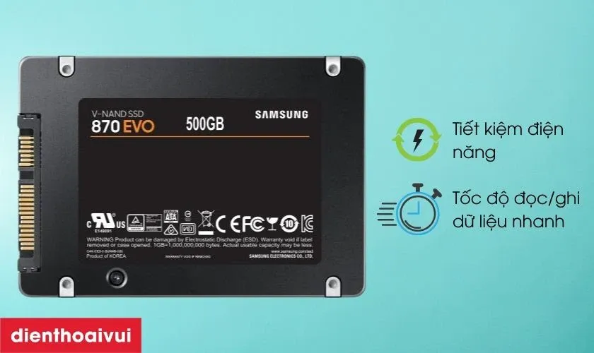 Cấu tạo ổ cứng SSD laptop hiện đại.