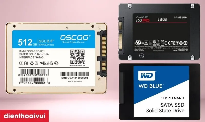 Lựa chọn dung lượng SSD phù hợp với nhu cầu.