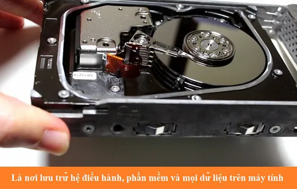 Ổ cứng lưu trữ dữ liệu SSD và HDD phổ biến