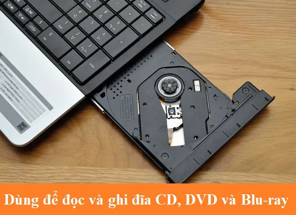 Ổ đĩa quang dùng để đọc ghi dữ liệu trên đĩa