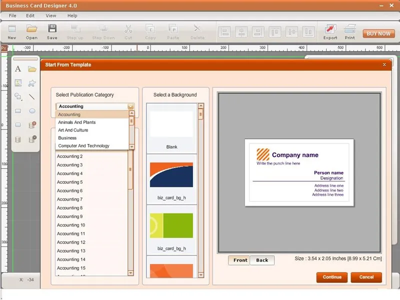 Business Card Designer 