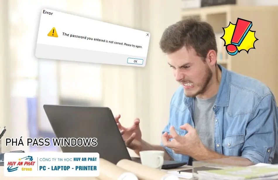 PhÃ¡ Password MÃ¡y TÃ­nh QuÃªn Máº­t Kháº©u