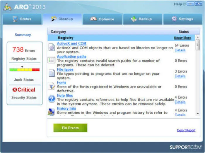 Phần mềm ARO 2013 là giải pháp hàng đầu trong việc tối ưu hóa và sửa lỗi hệ thống Windows 7