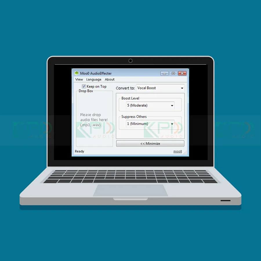 Phần mềm chỉnh âm thanh trên máy tính Moo0 Audio Effecter mang lại trải nghiệm âm thanh đa dạng