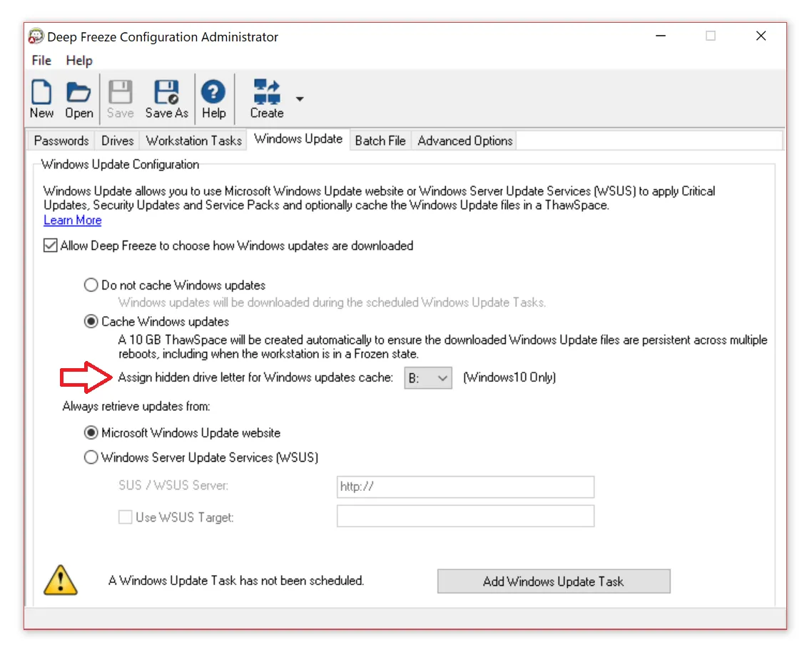 Deep Freeze với biểu tượng gấu Bắc Cực đặc trưng