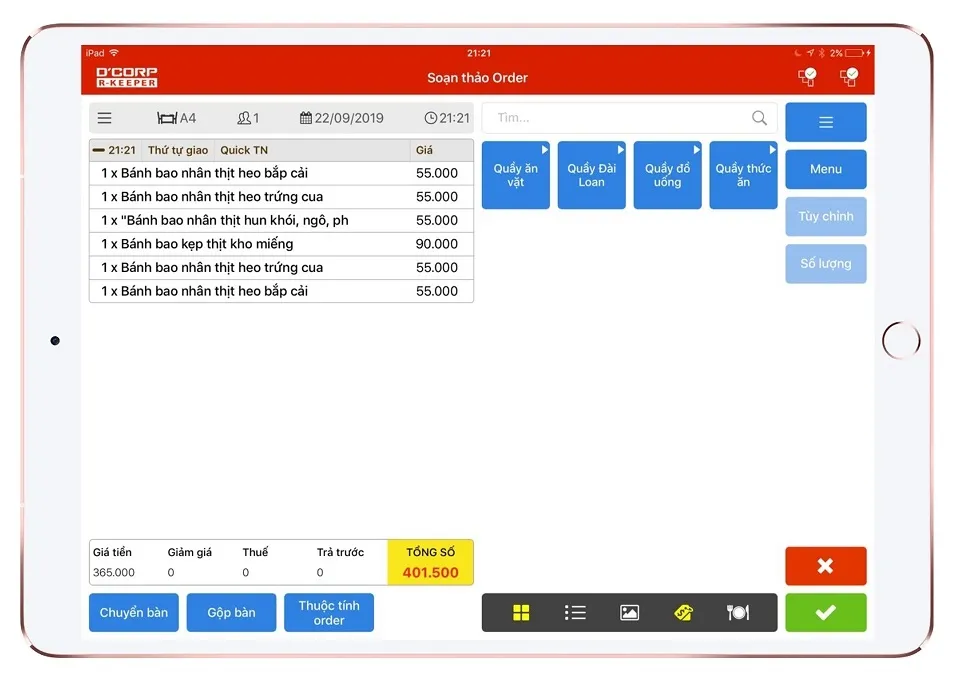DCorp R-Keeper - Phần mềm quản lý nhà hàng chuẩn quốc tế