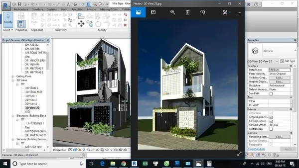 Revit – phần mềm chuyên thiết kế kiến trúc và kỹ thuật kết cấu