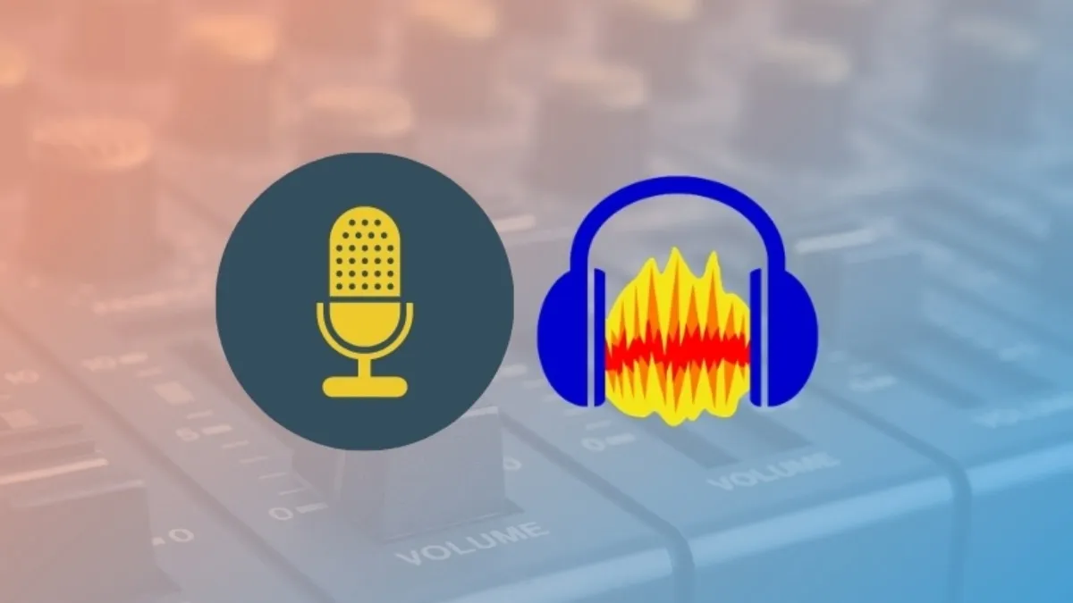 Giao diện Audacity với công cụ chỉnh sửa waveform