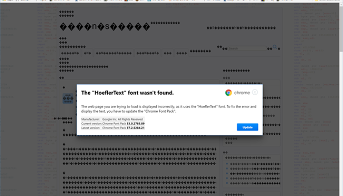 xuất hiện pop up lạ