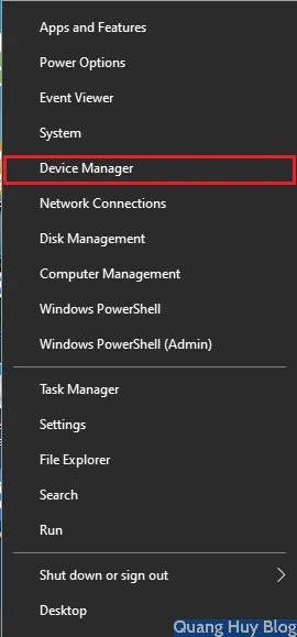 Quản lý thiết bị trong Device Manager giúp xác định các trình điều khiển còn thiếu