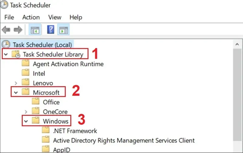 Quản lý thư viện Task Scheduler để tối ưu hóa hiệu năng