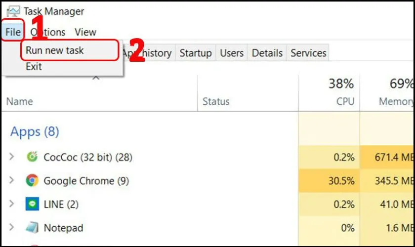 Quét và khắc phục lỗi trong các file hệ thống