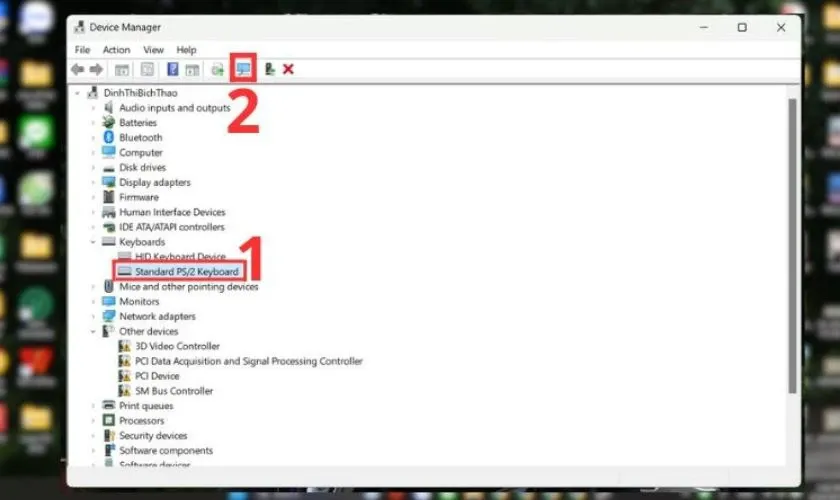 Quét và cài driver mới