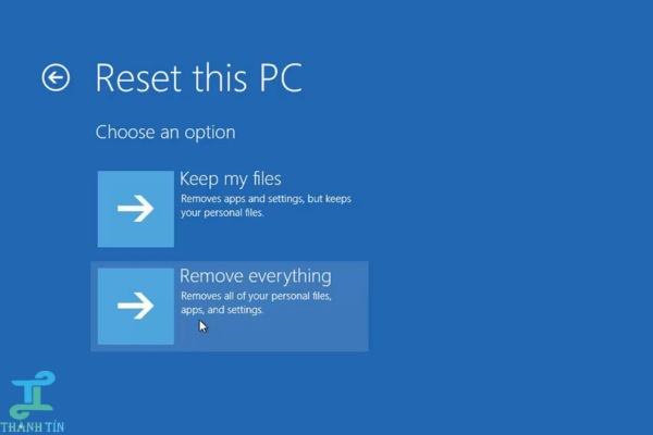 Khắc phục lỗi reset Win 10 bị treo bằng cách reset máy tính