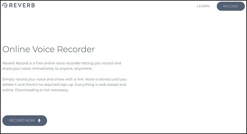 Lưu trữ voice note đám mây với Reverb Record
