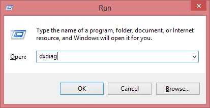 Kiểm tra thông tin máy tính bằng lệnh dxdiag