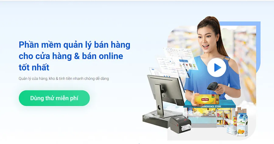 Phần mềm quản lý bán hàng Sapo POS