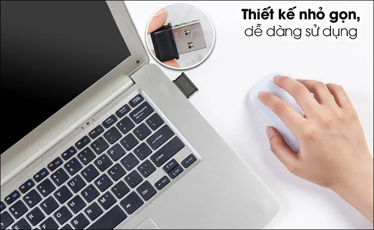 USB Wifi dễ dàng lắp đặt qua cổng USB