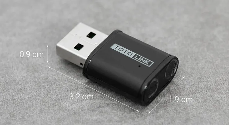 USB Wifi với thiết kế nhỏ gọn dễ mang theo