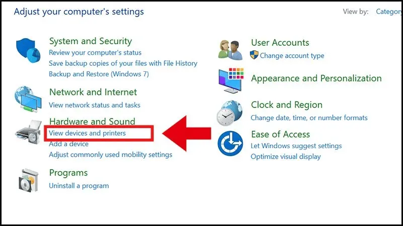 Sử dụng dây cáp mạng LAN để đảm bảo đường truyền dữ liệu in ổn định