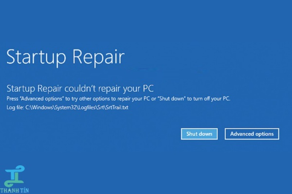 Sử dụng Startup Repair sửa lỗi Getting Windows Ready