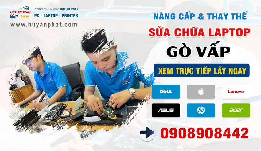 Banner Dịch vụ Sửa Laptop Quận Gò Vấp
