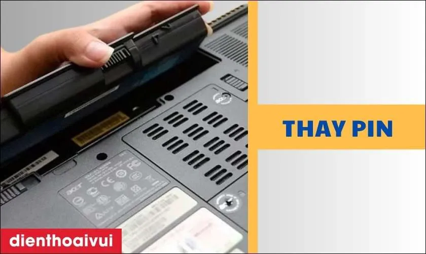 Thay pin laptop chính hãng đảm bảo an toàn