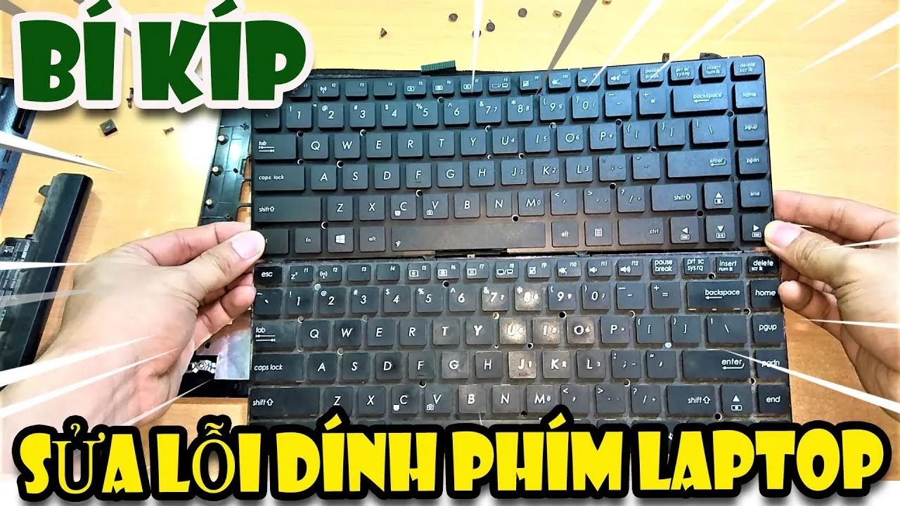 Hướng dẫn khắc phục lỗi dính bàn phím máy tính hiệu quả