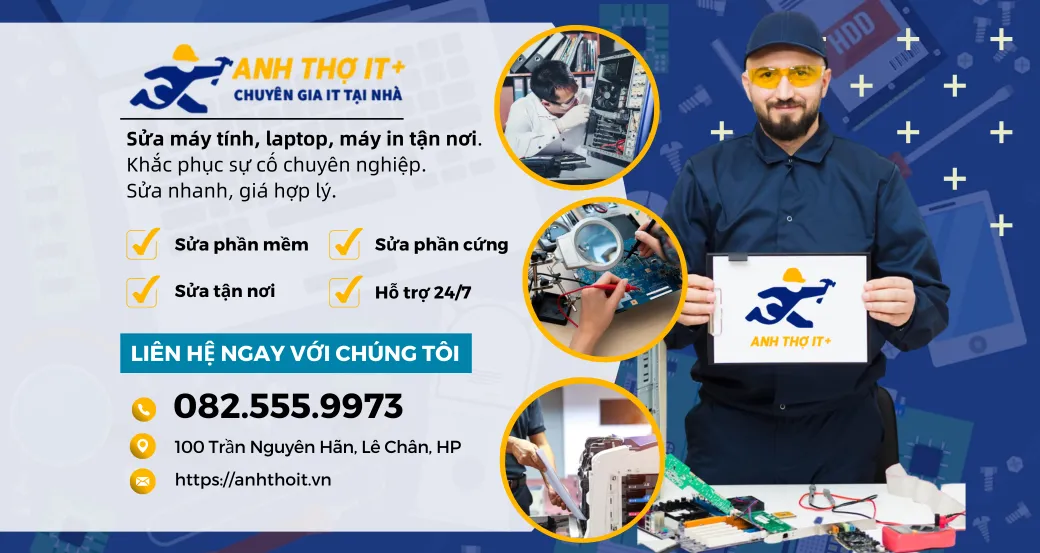 Dịch vụ sửa máy tính, cài đặt phần mềm đóng băng ổ cứng tại nhà TPHCM